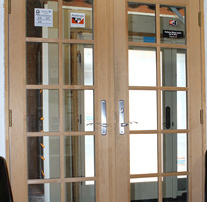 French Doors on display in our Anaheim Showroom