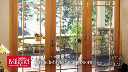 Milgard Doors Orange County Wood French Doors