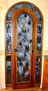 Wine Cellar Door - Wrought Iron with Glass - Affinity-0096-WNR-brochure-pics-322