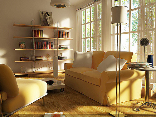 simple furnishings living room