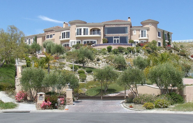 Example of a large custom home Coto de Caza