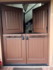 custom Double Dutch Door we installed in Yorba Linda