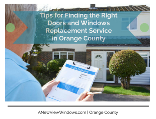 Tips: Find the best Doors and Windows Replacement Service in Orange County
