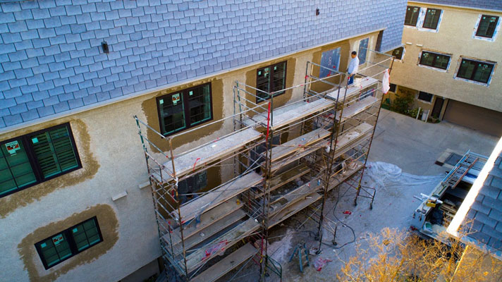 Installation of Apartment Building New Construction Replacement Windows